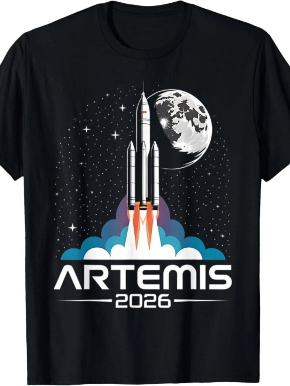 Artemis 2 Launch to The Moon 2026 T-Shirt
